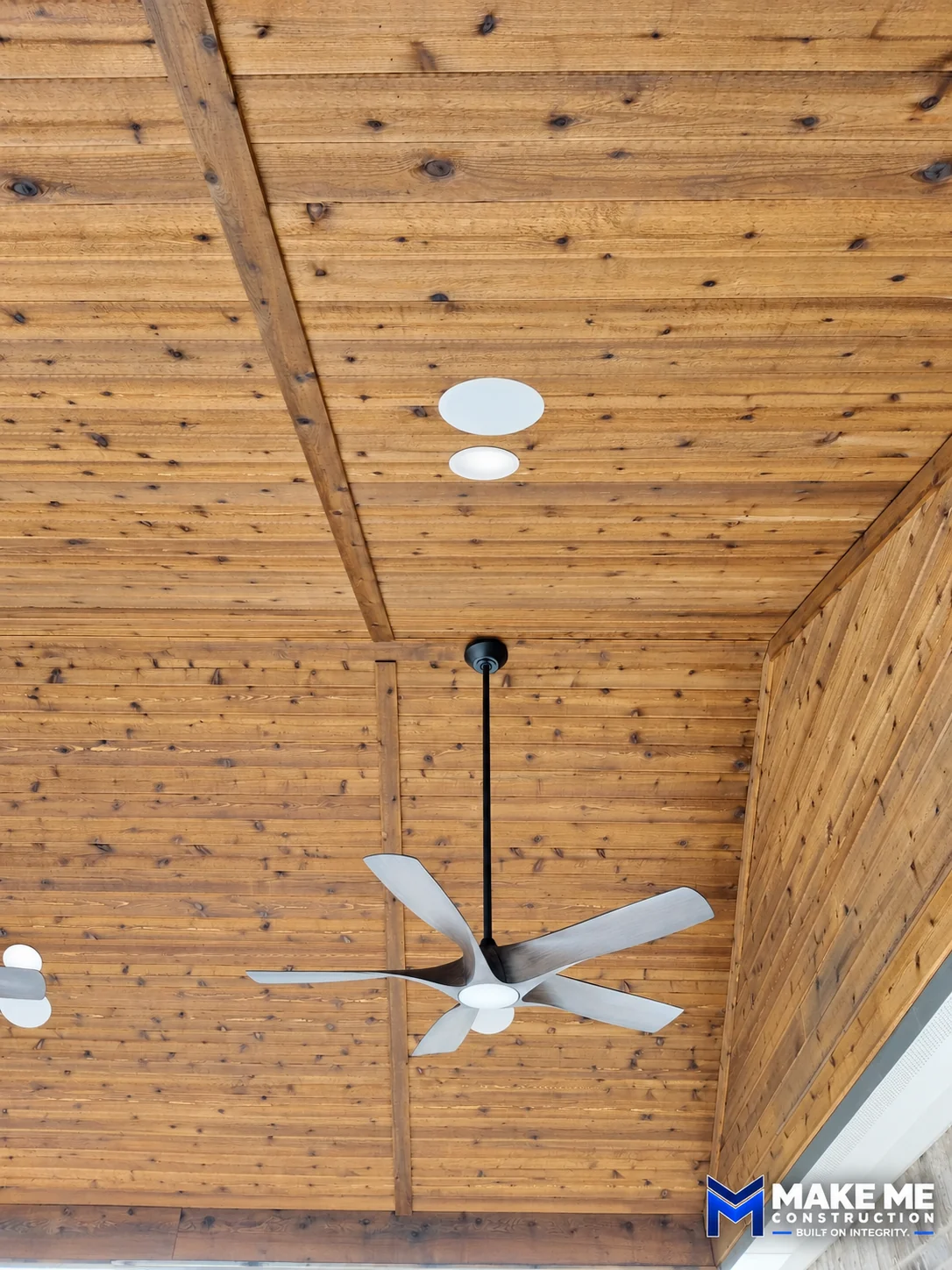 Wood Patio Ceiling Detail