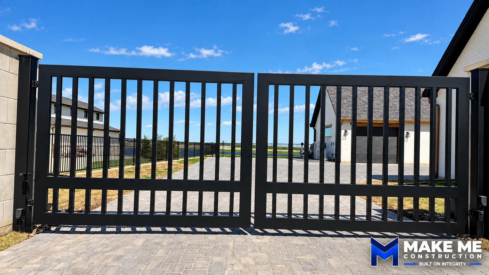 Double Driveway Gate