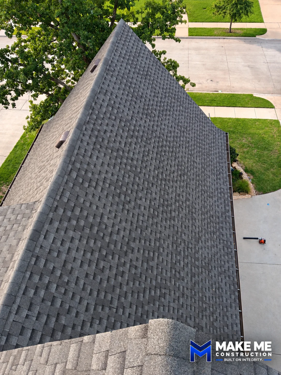Elevated Residential Roof Overview