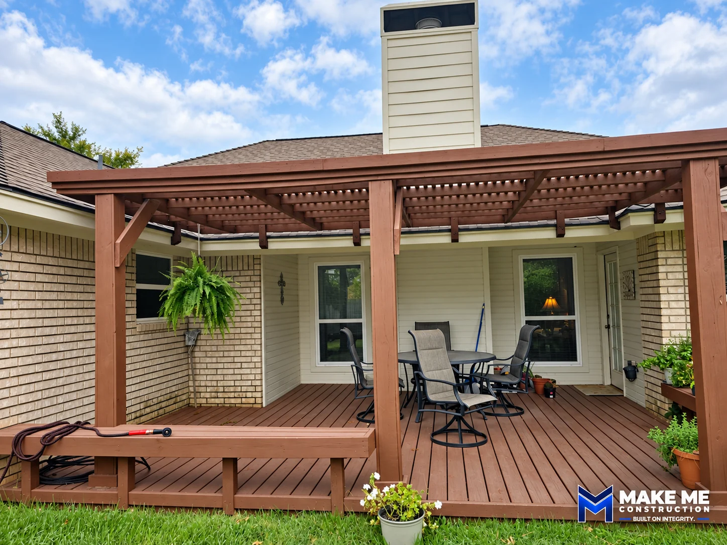 Pergola and Wood Deck