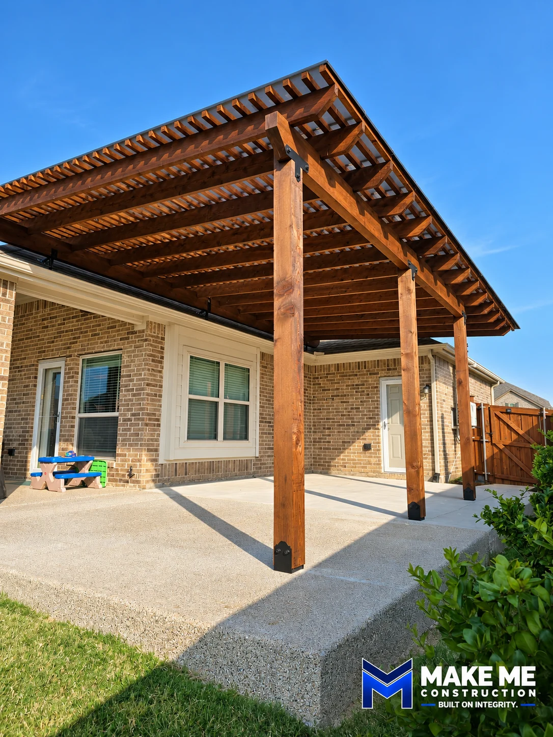 Pergola Craftsmanship Detail